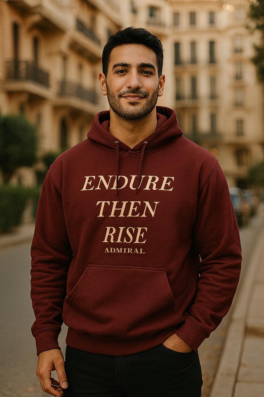 Regular Fit Printed Hoodie