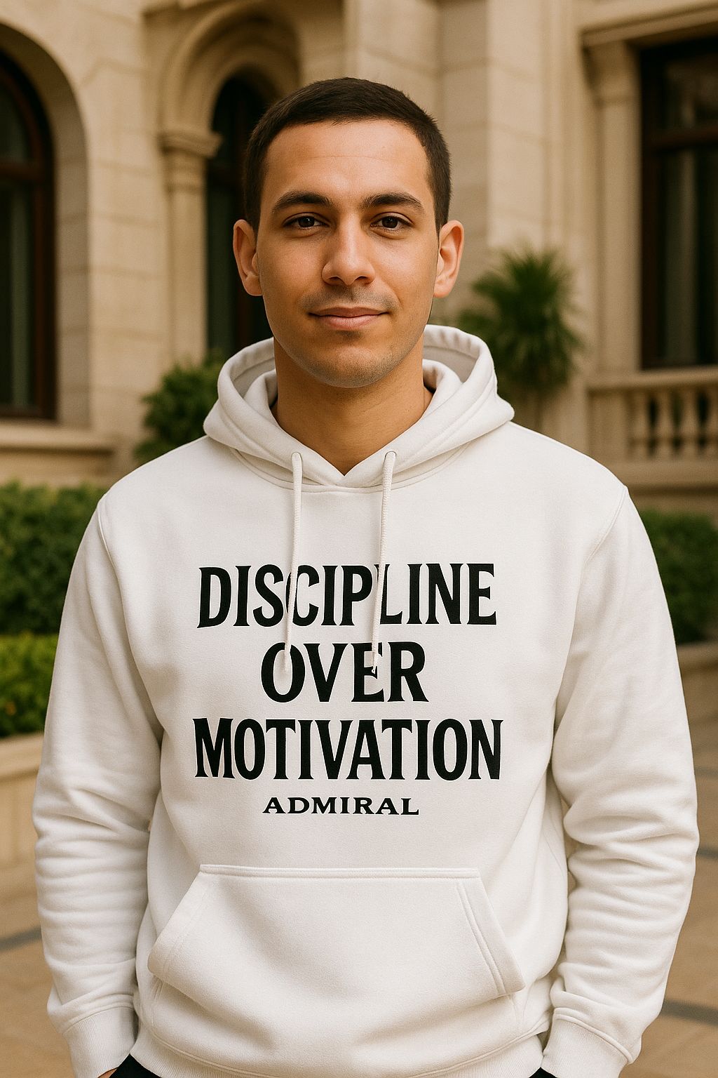 Regular Fit Printed Hoodie