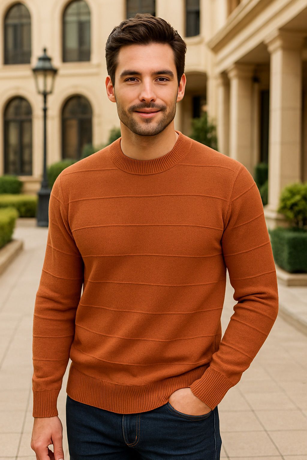 basic slim fit sweater