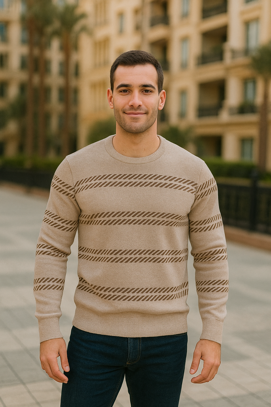 Slm Fit Men Sweater