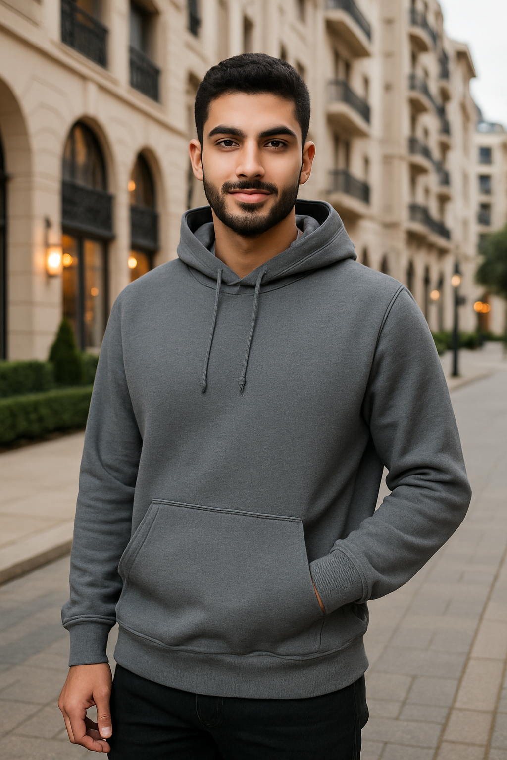 Unisex Regular Fit Basic Hoodie