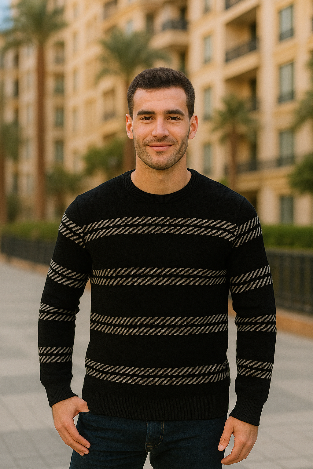 Slm Fit Men Sweater