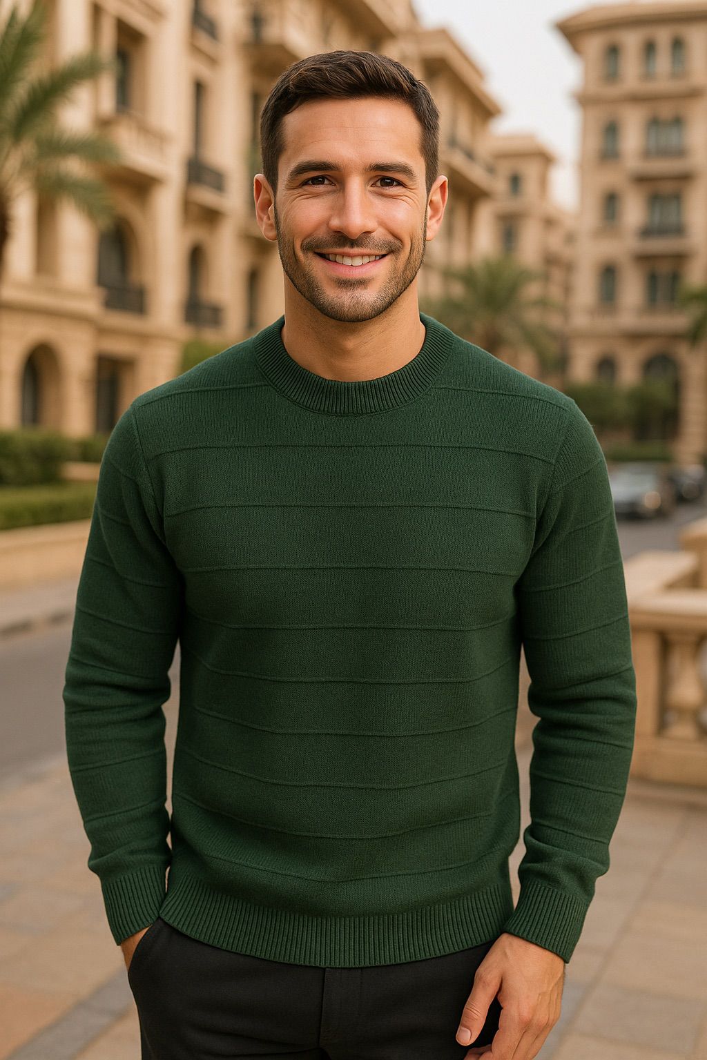 basic slim fit  sweater