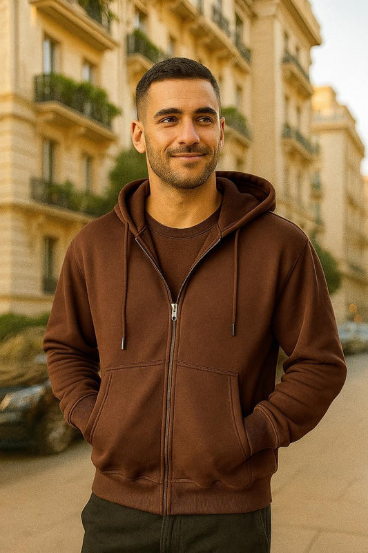 unisex  Oversized Zipper Hoodie